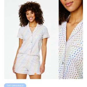 NWT Roller Rabbit Disco Heart Pajamas